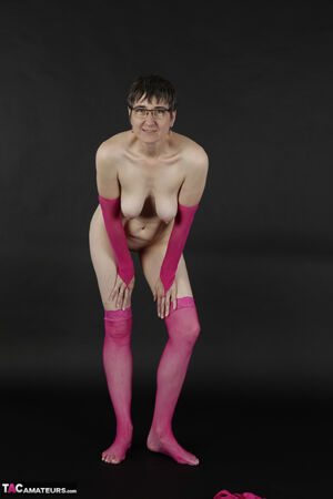 naked with socks on